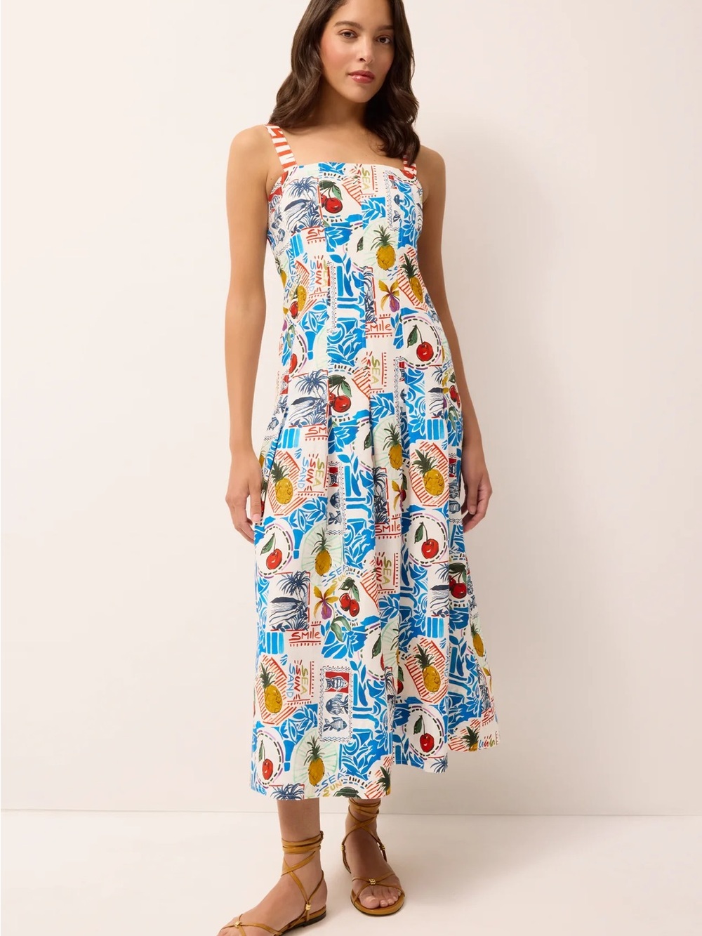 Marie Oliver Dixon Dress (Postcard Print)